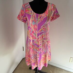 Lilly Pulitzer UPF 50 TAMMY DRESS Amethyst Sunseekers Size Small